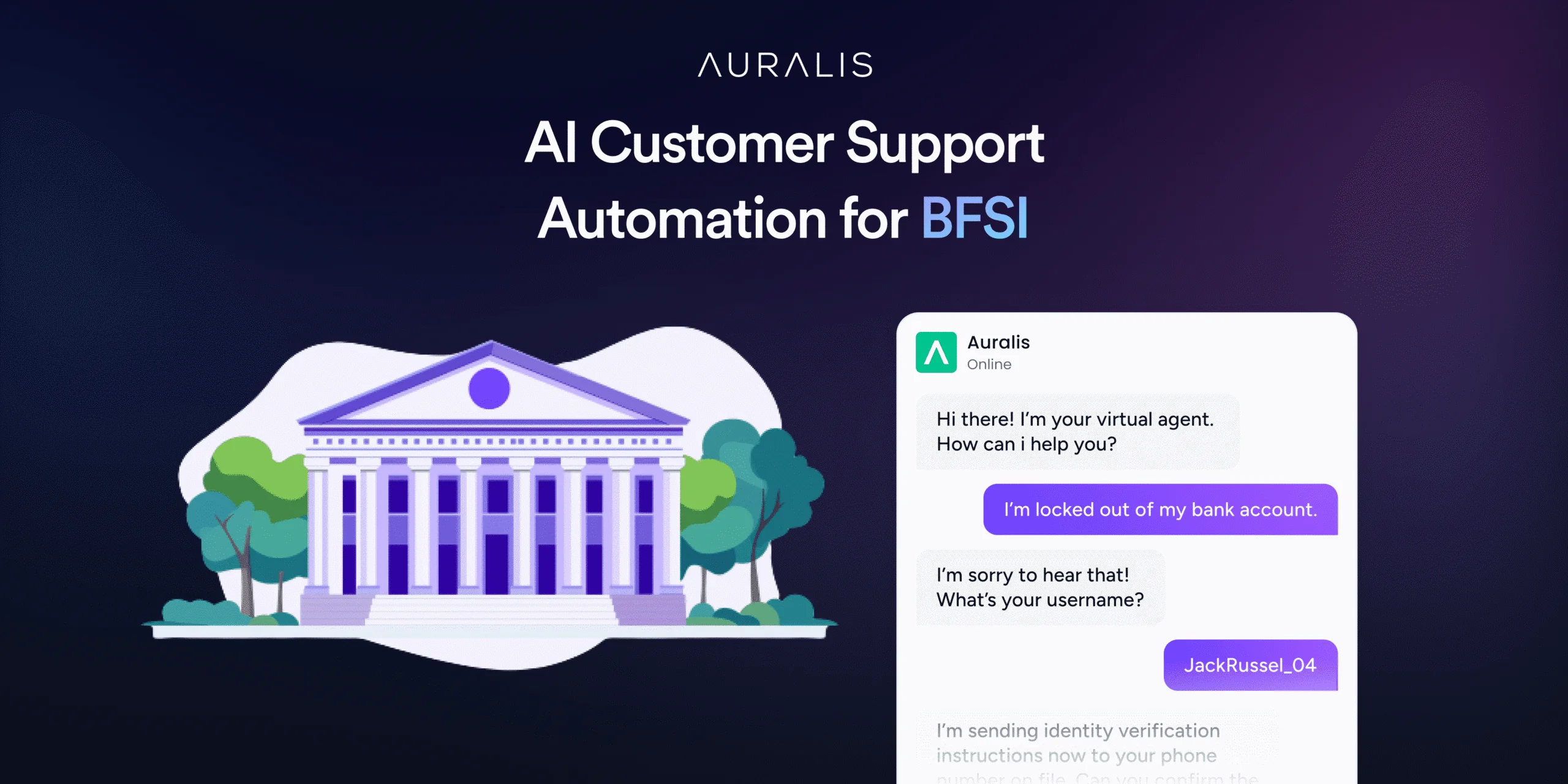 AI Customer Support Automation for BFSI